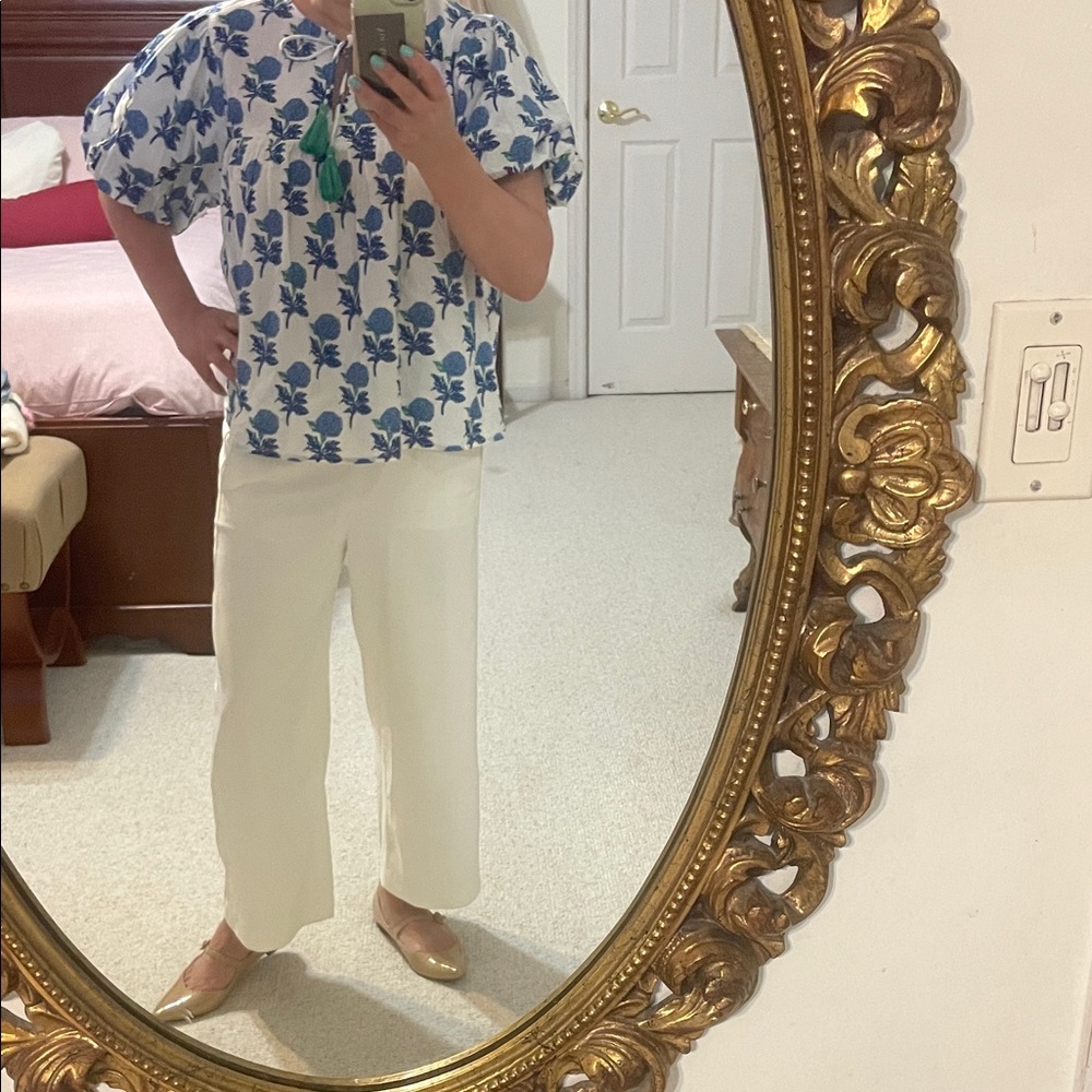 Marc Fisher Gold Pointed Toe Slip-On Flats